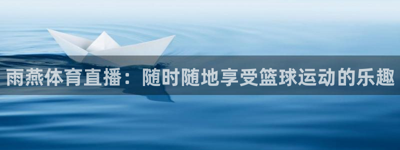 雨燕体育直播：随时随地享受篮球运动的乐趣